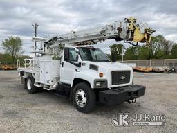 (Plymouth Meeting, PA) Altec DM47-BR, Digger Derrick rear mounted on 2006 Chevrolet C7500 Utility Tr