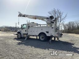 (Fort Wayne, IN) Altec DM47-TR, Digger Derrick rear mounted on 2010 Freightliner M2 106 Utility Truc