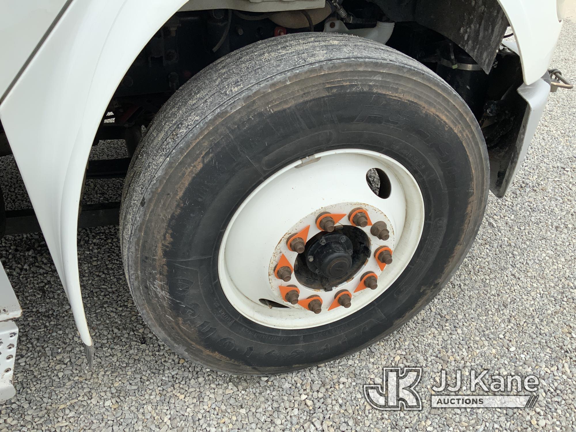 (Fort Wayne, IN) Altec TA40, Articulating & Telescopic Bucket Truck mounted behind cab on 2017 Freig