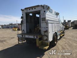 (Plymouth Meeting, PA) 2003 GMC C7500 Crew-Cab Enclosed Utility Truck Runs & Moves, Check Engine Lig