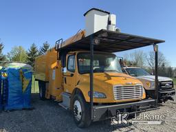 (Fort Wayne, IN) Altec LR8-60E70, Over-Center Elevator Bucket Truck mounted behind cab on 2018 Freig