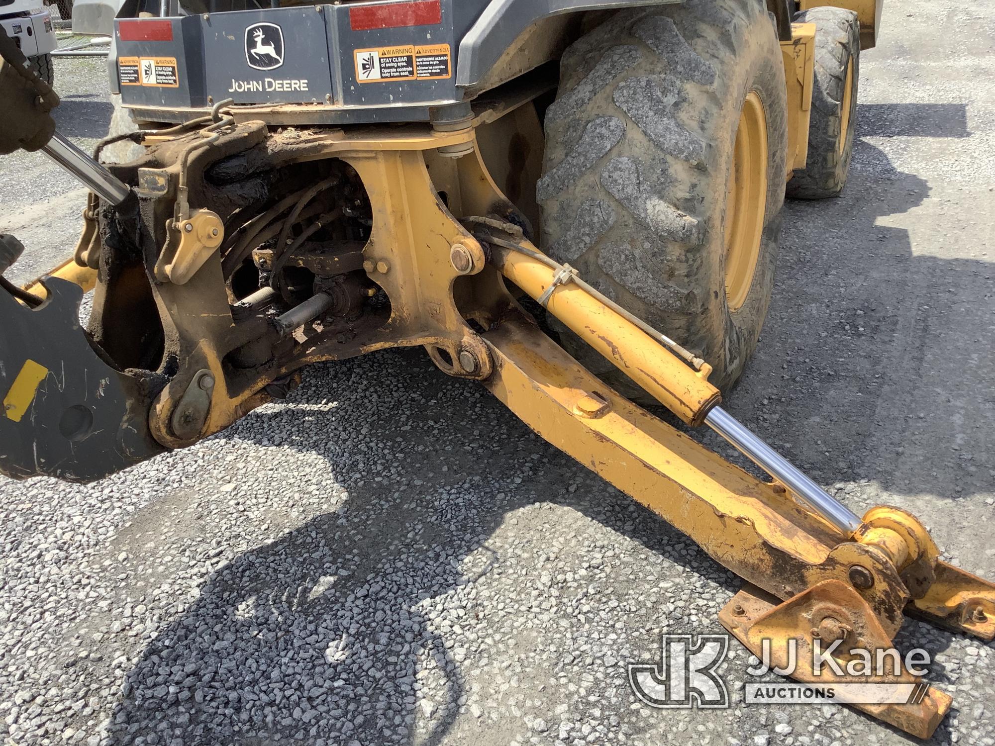 (Frederick, MD) 2016 John Deere 310 SL 4x4 Tractor Loader Backhoe Runs, Moves & Operates, Leaks Oil