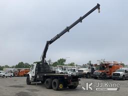 (Plymouth Meeting, PA) Hiab XS B-3 122, Knuckleboom Crane mounted behind cab on 2014 Freightliner M2