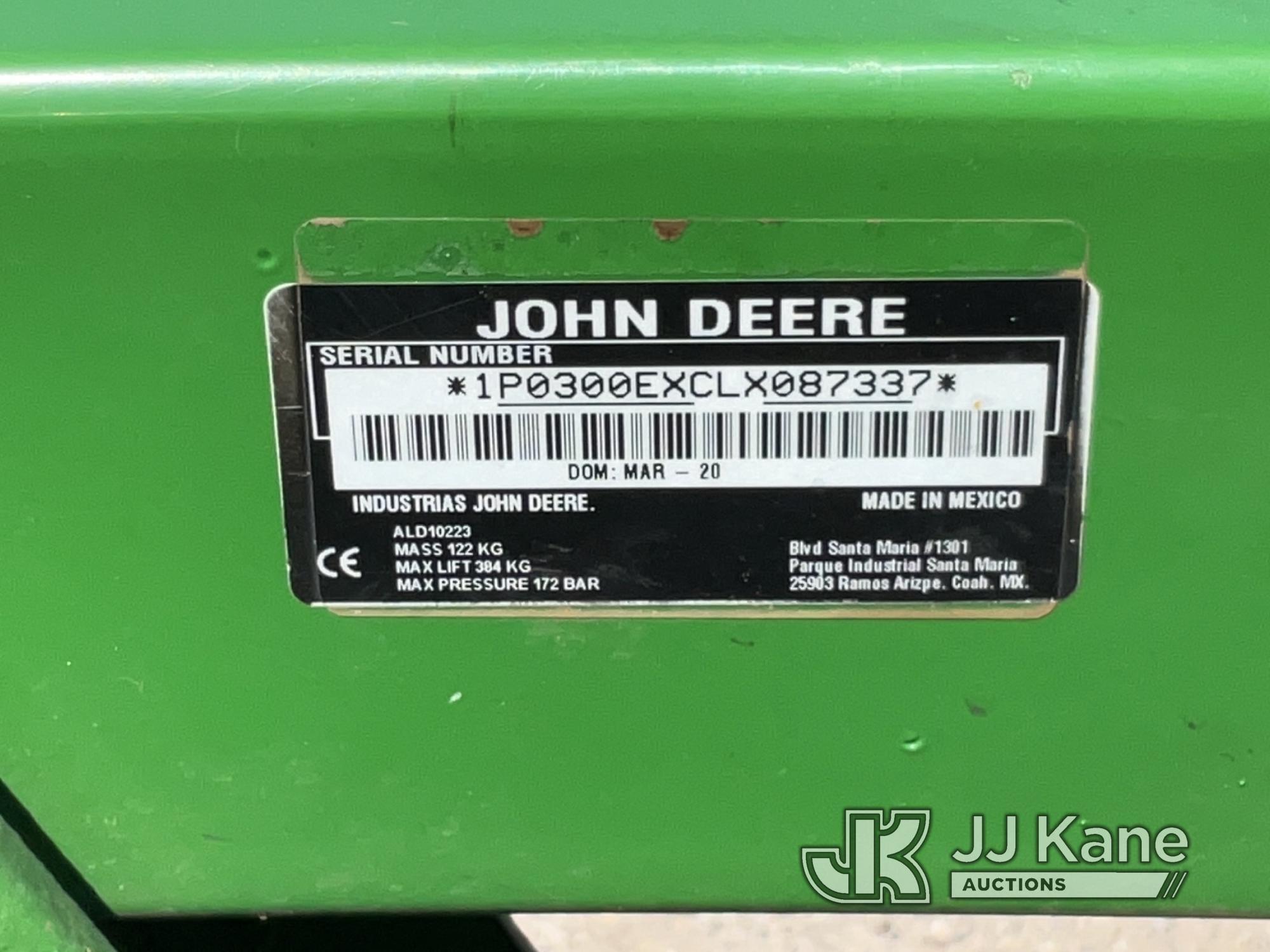 (Plymouth Meeting, PA) 2020 John Deere 3032 Mini Utility Tractor Loader Backhoe Runs, Moves & Operat