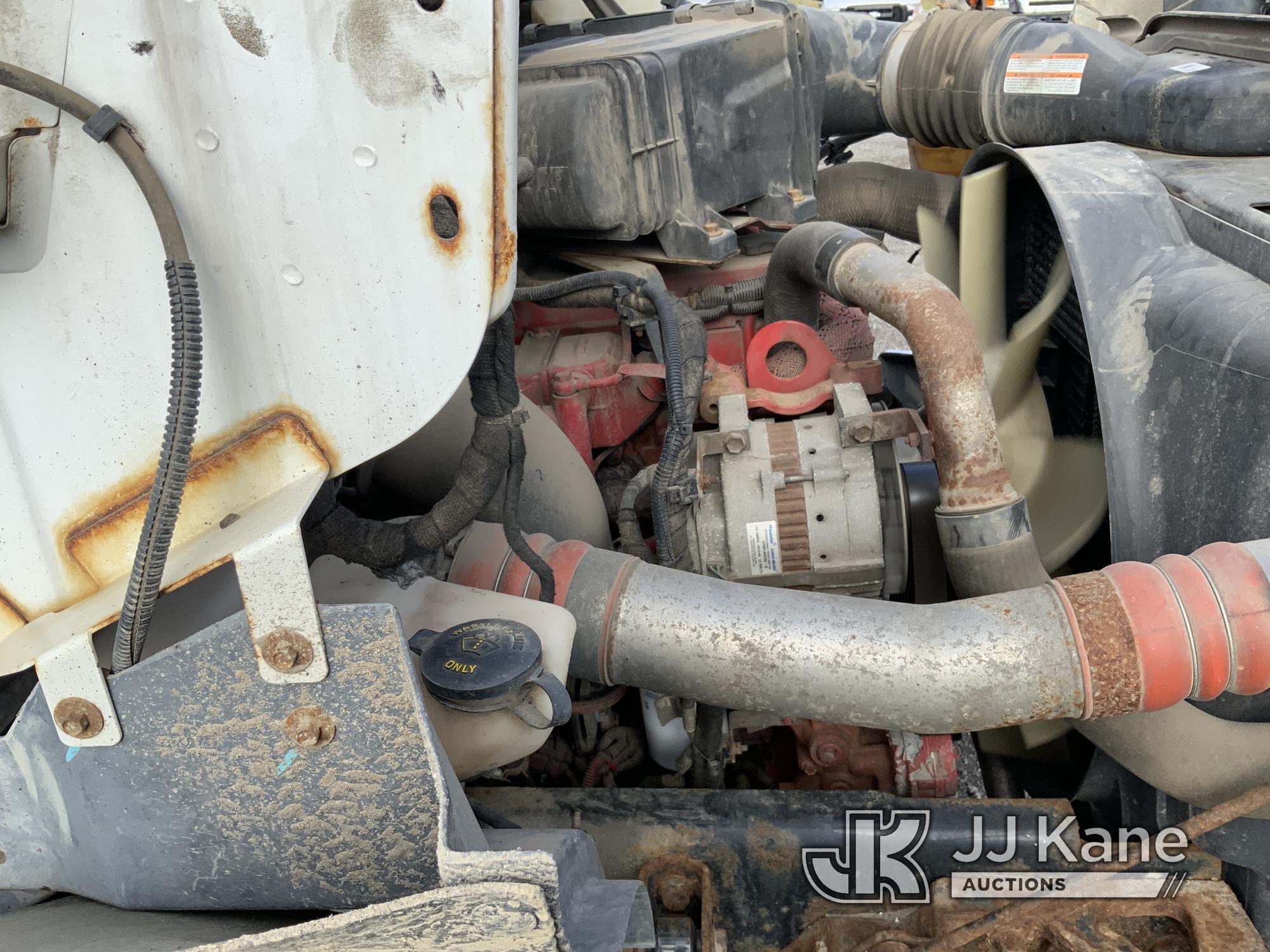 (Ashland, OH) 2012 Ford F750 Chipper Dump Truck Runs & Moves) (Seller States: Needs Brakes Replaced