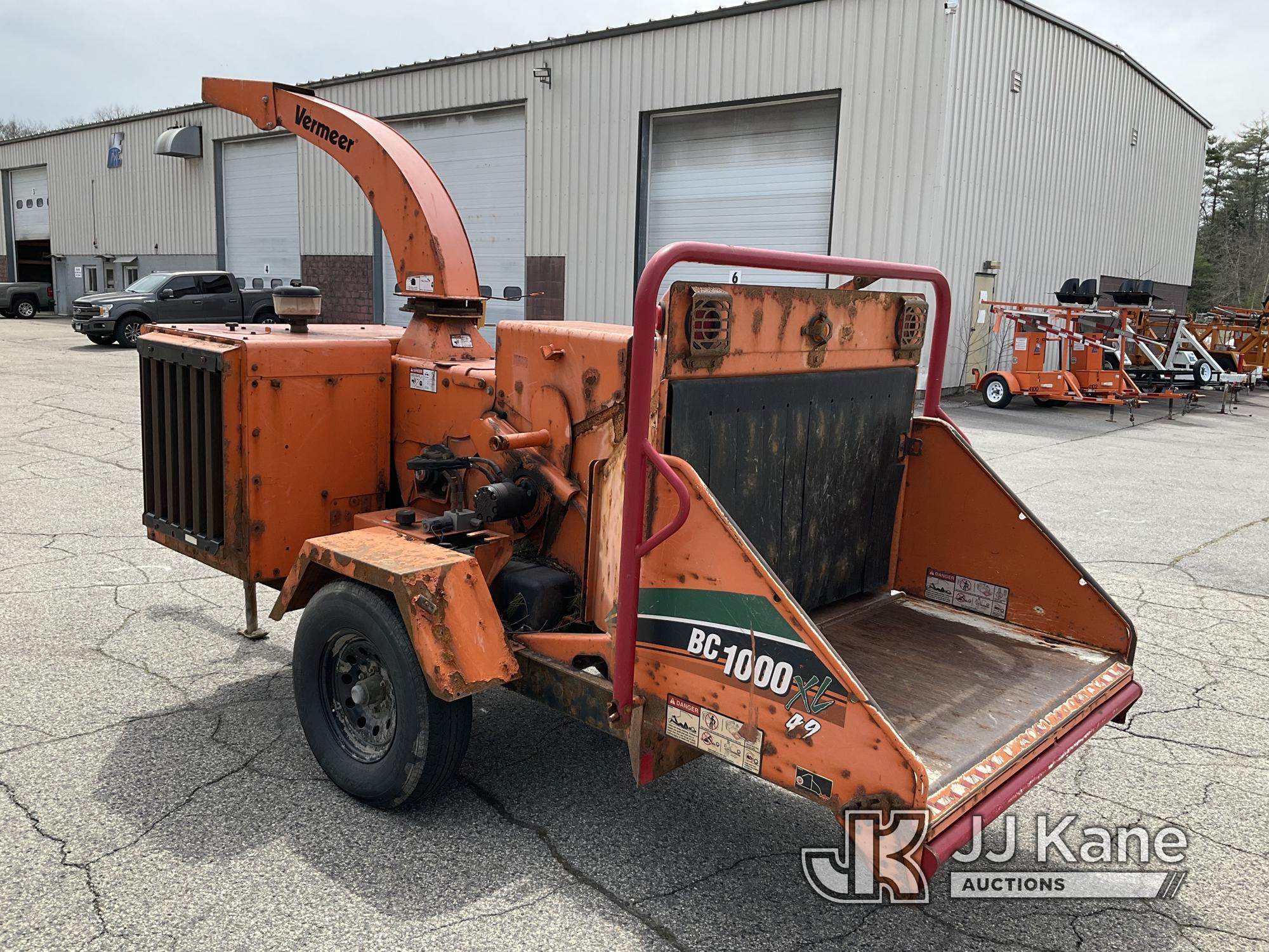 (Wells, ME) 2013 Vermeer BC1000XL Chipper (12in Drum) No Title) (Not Running, Condition Unknown, Bod