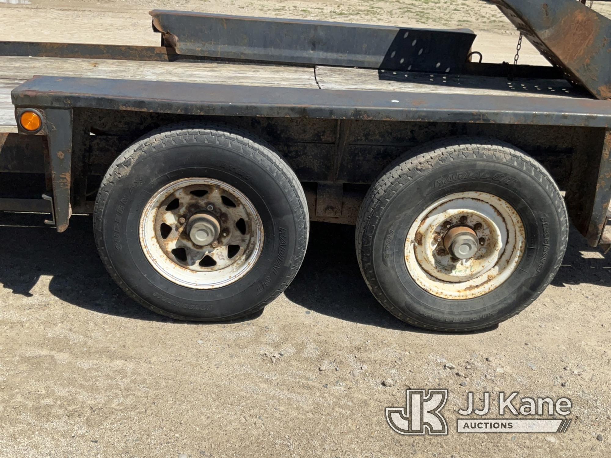 (Charlotte, MI) 2001 Belshe Industries T/A Tagalong Utility Trailer Rust, Body Damage