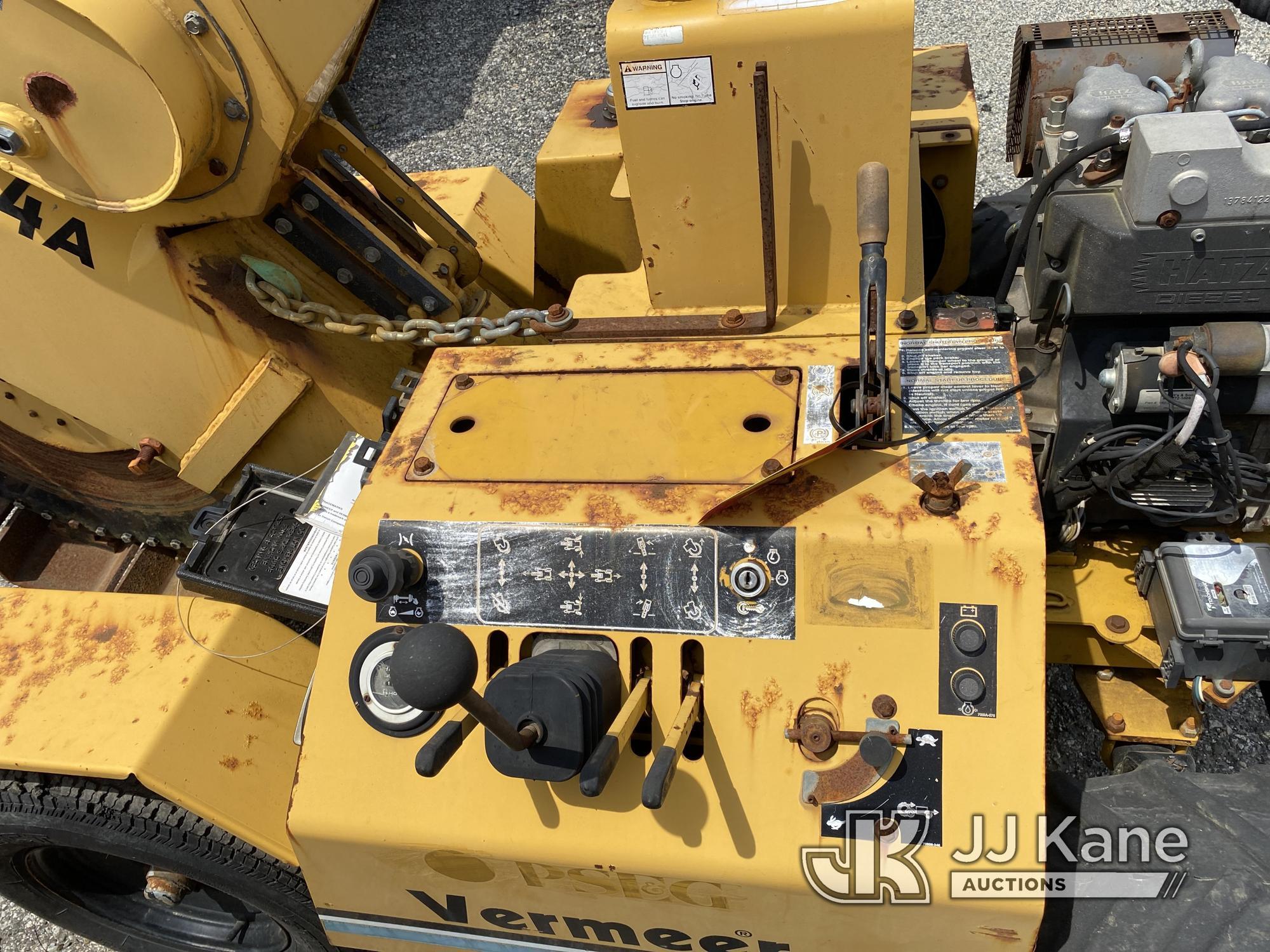 (Plymouth Meeting, PA) Vermeer TC4A Walk-Beside Trench Compactor Condition Unknown