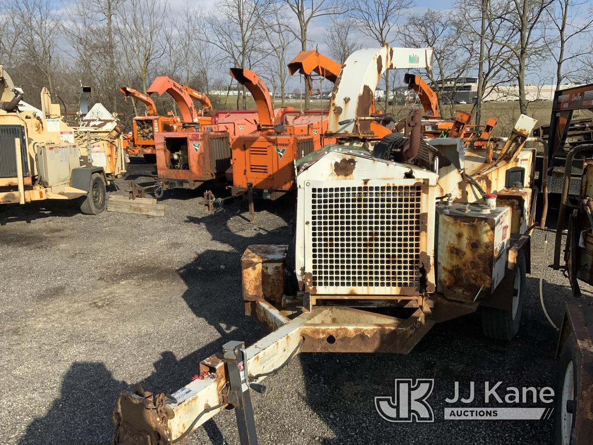 (Ashland, OH) 2016 Morbark M12D Chipper (12in Drum), trailer mtd. NO TITLE) (Runs) (Seller States: E