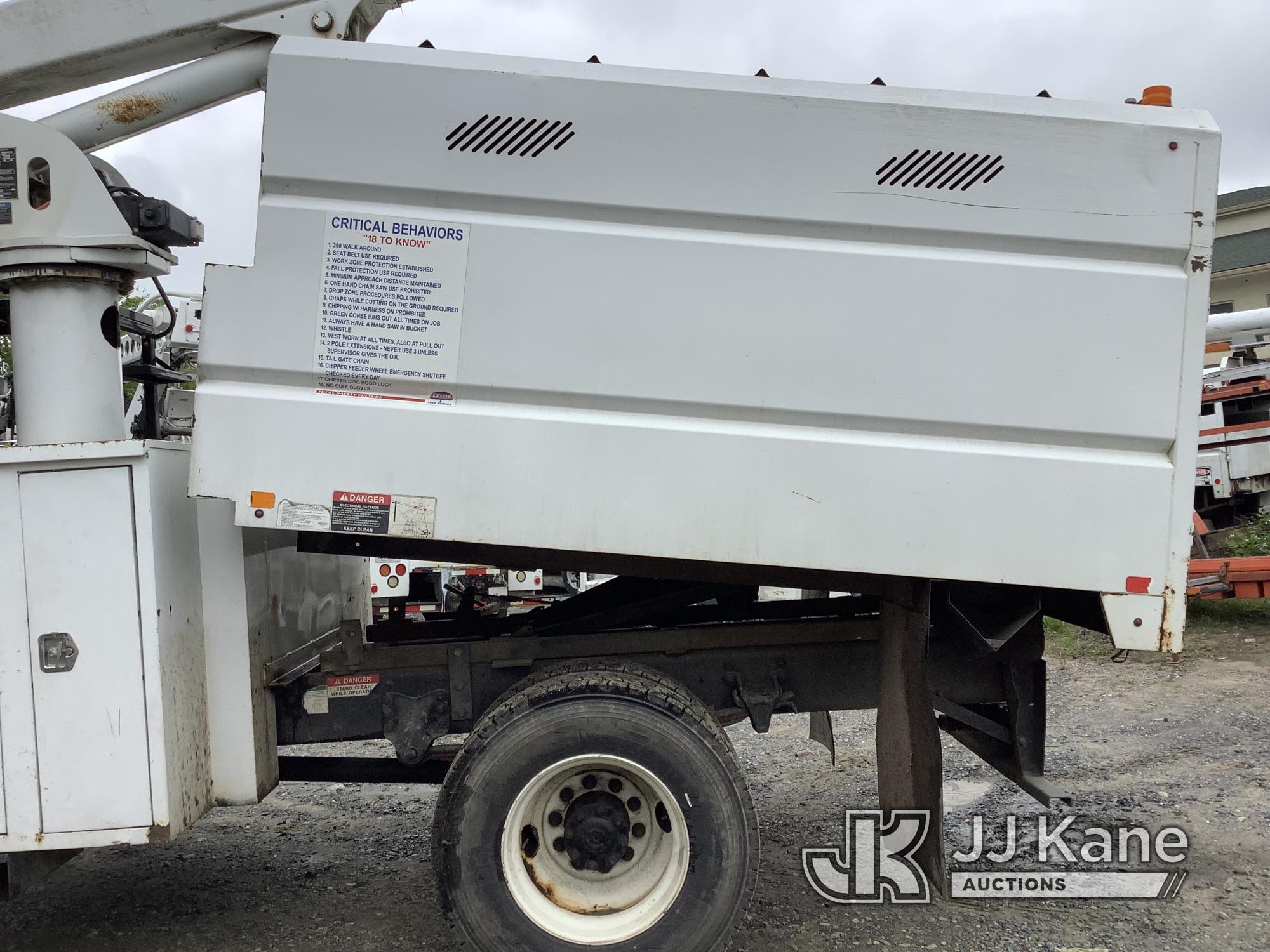 (Harmans, MD) Altec LRV56-E66, Over-Center Bucket Truck mounted on 2012 Freightliner M2 106 Chipper