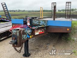 (Charlotte, MI) 2009 Interstate 18DTA Tri-Axle Flatbed Trailer Jack Operates. Seller States: Rotted