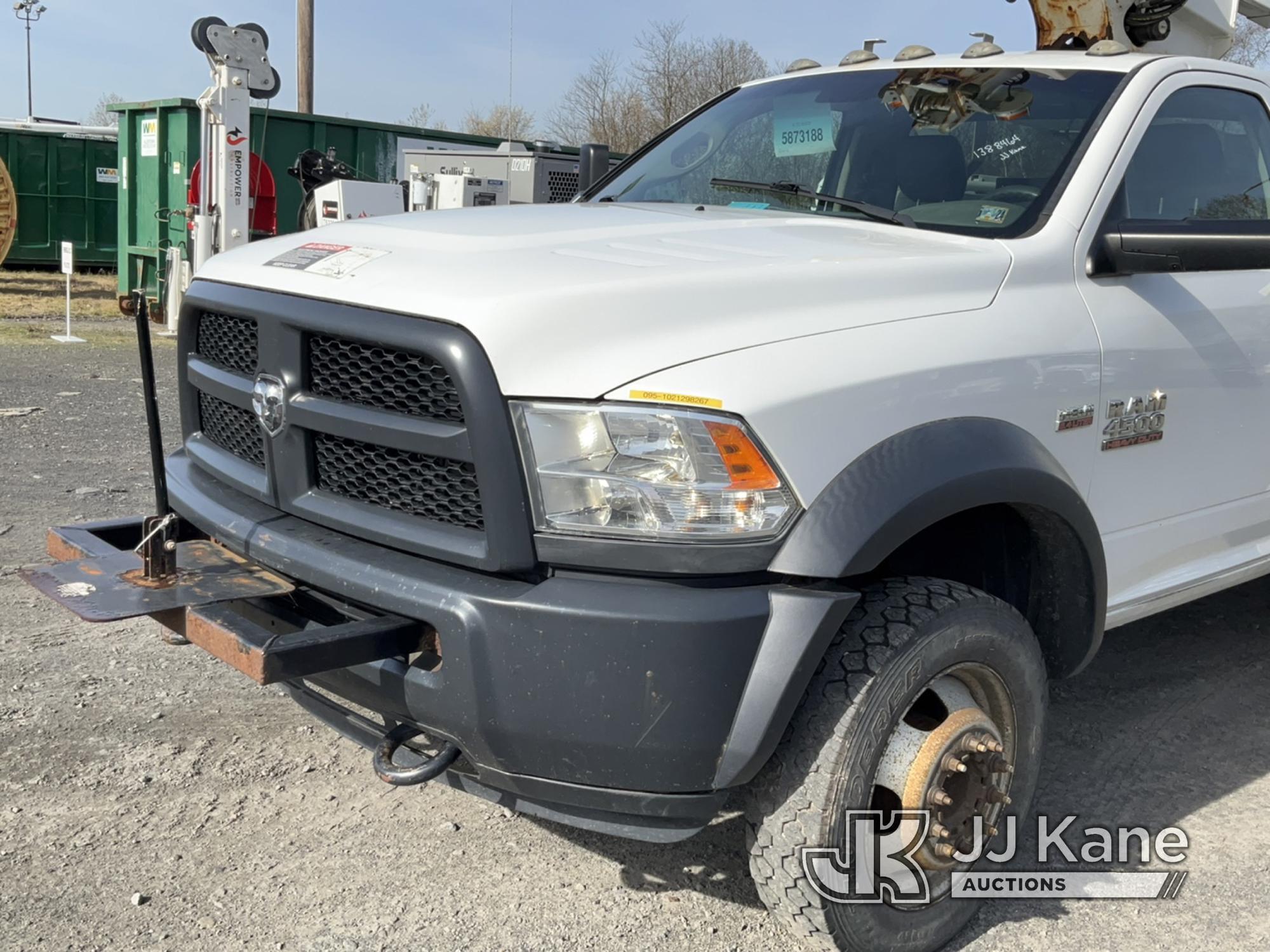 (Plains, PA) Altec AT200, Telescopic Non-Insulated Bucket Truck mounted behind cab on 2016 RAM 4500