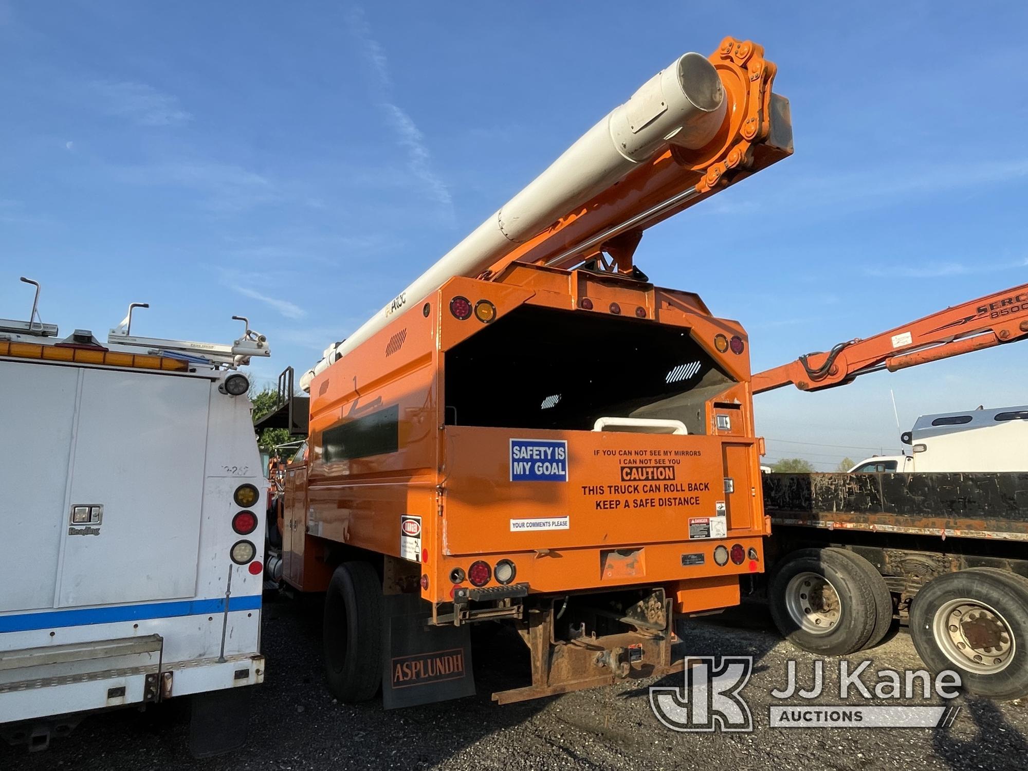 (Plymouth Meeting, PA) Altec LR756, Over-Center Bucket Truck mounted behind cab on 2015 Ford F750 Ch