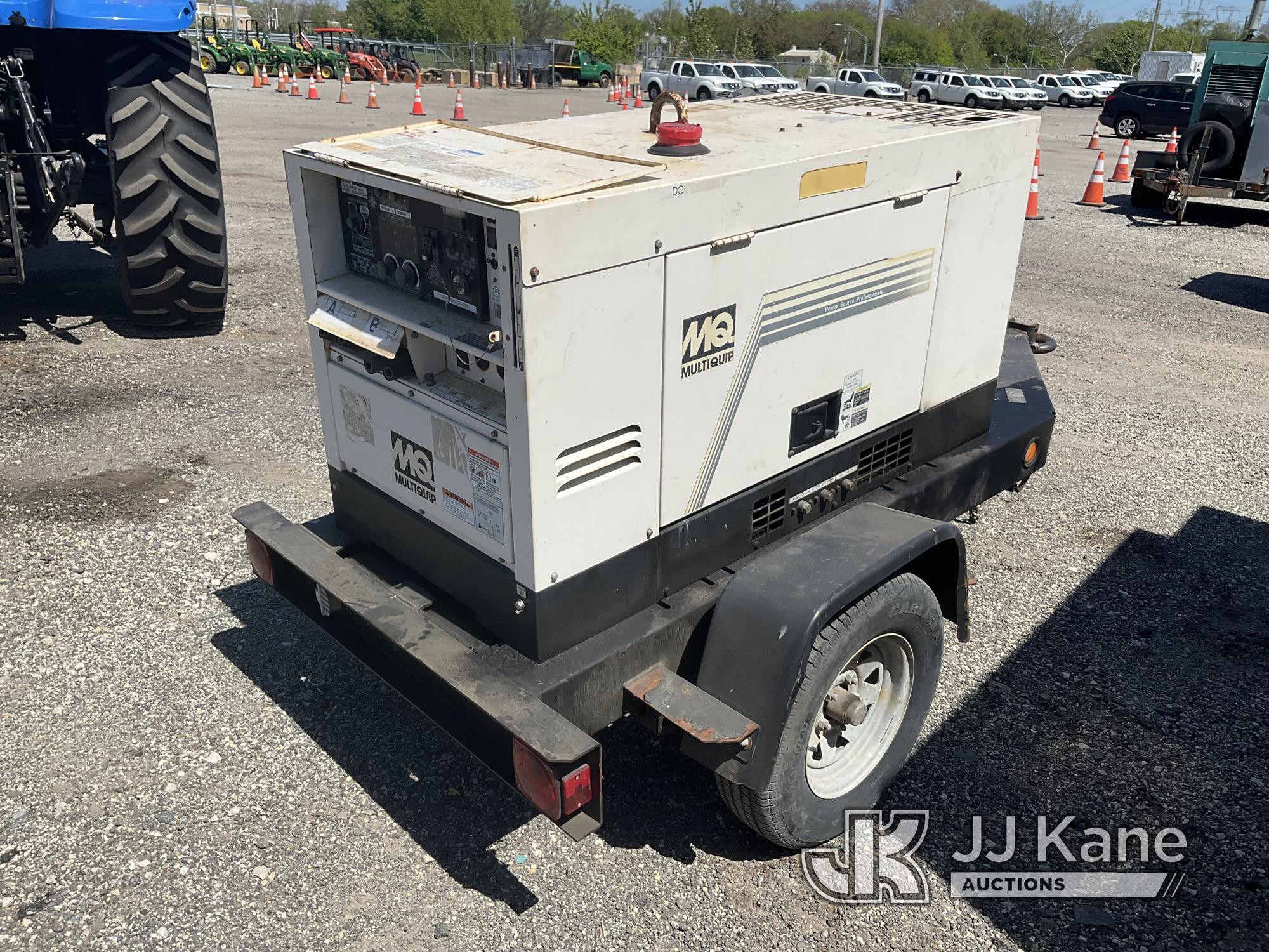 (Plymouth Meeting, PA) 2012 Multiquip DLW-400ESA Welder/Generator, Trailer Mtd. S/N 5695551 No Title