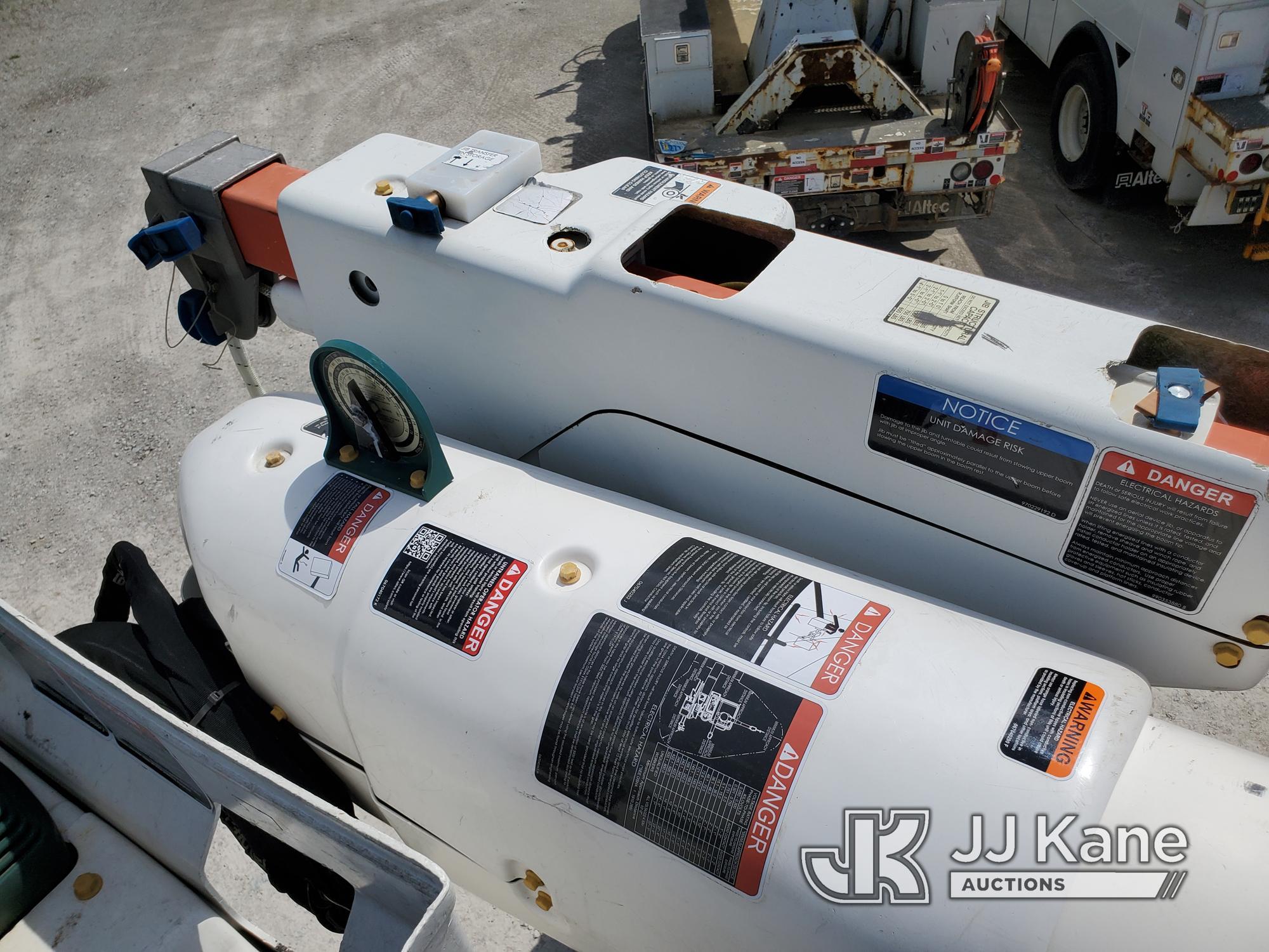 (Indianapolis, IN) Altec AA55, Material Handling Bucket Truck rear mounted on 2019 Freightliner M2 U