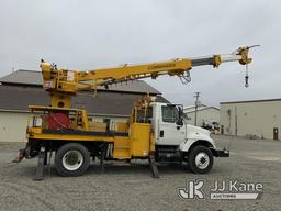 (Fort Wayne, IN) Terex/Telelect Commander 4047, Digger Derrick rear mounted on 2005 International 73