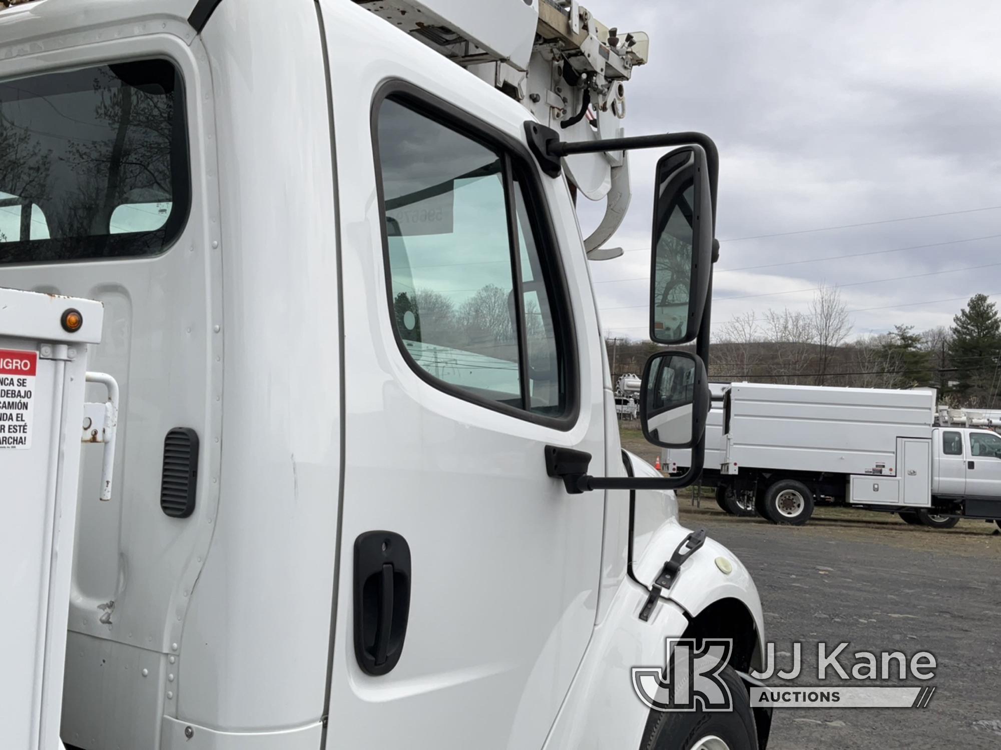 (Plains, PA) Altec DM47B-TR, Digger Derrick rear mounted on 2017 Freightliner M2 106 Utility Truck R