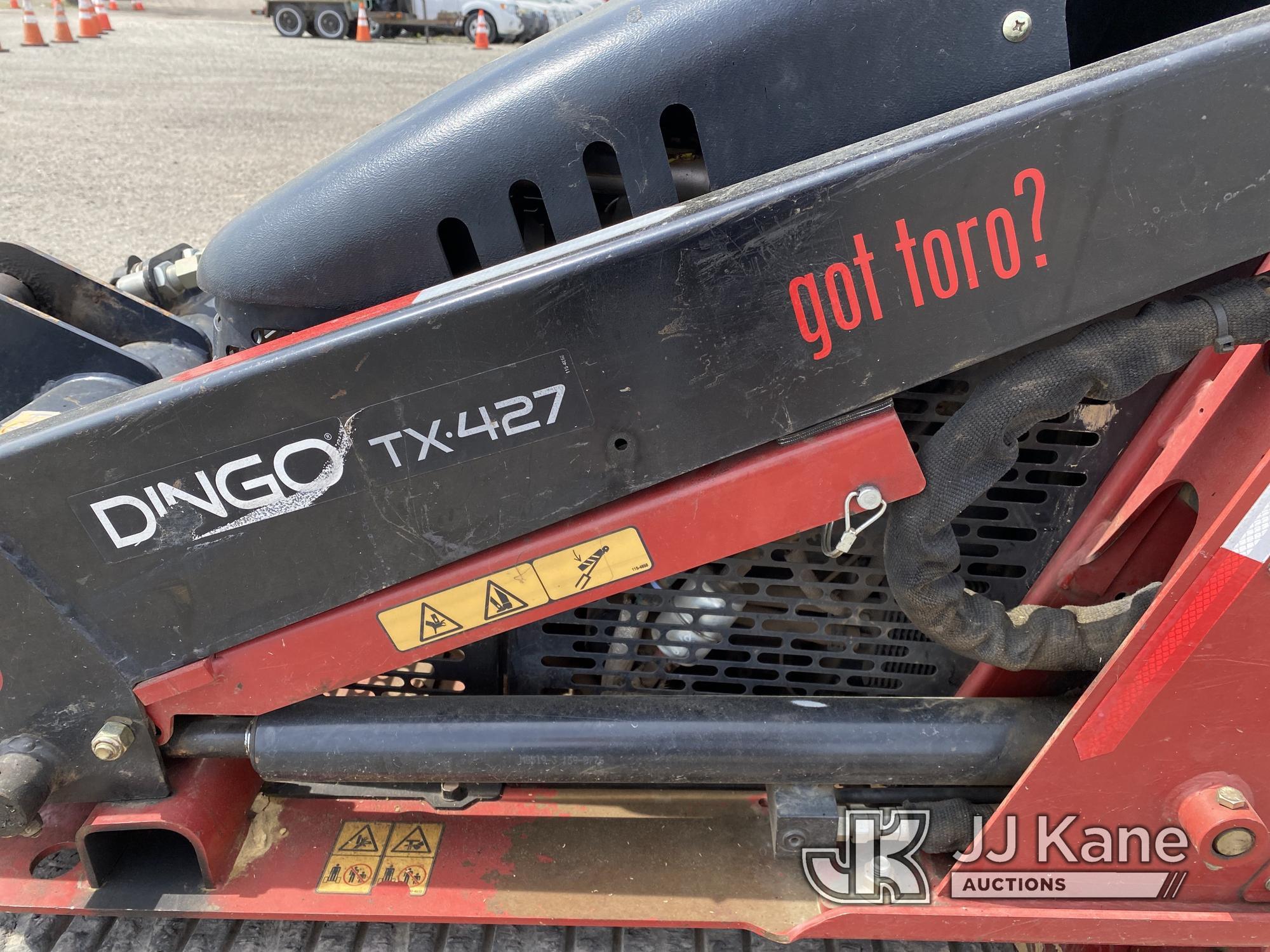 (Plymouth Meeting, PA) 2018 Toro Dingo TX427 Walk-Behind Crawler Skid Steer Loader Runs Moves & Oper