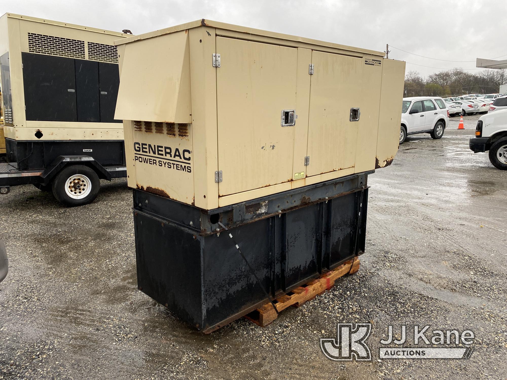 (Plymouth Meeting, PA) Generac 2782910100 Generator, Skid Mtd. Runs, Rust Damage