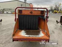 (Fort Wayne, IN) 2016 Vermeer BC1000XL Chipper (12in Drum), trailer mtd. Runs & Operates