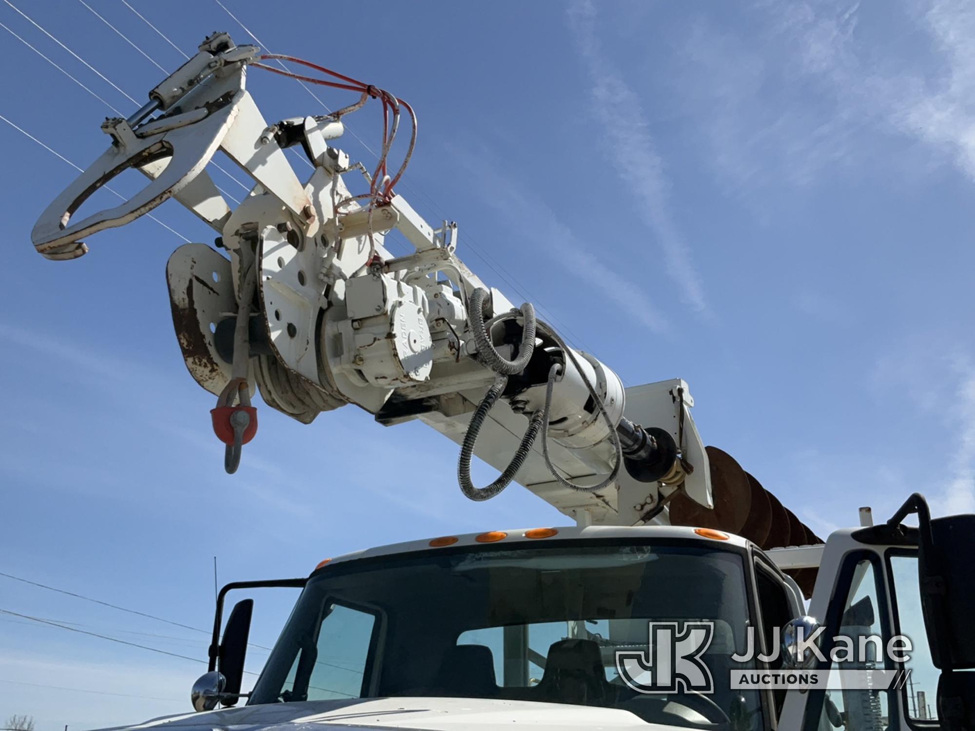 (Charlotte, MI) Terex/Telelect Commander 4047, Digger Derrick rear mounted on 2011 International 740