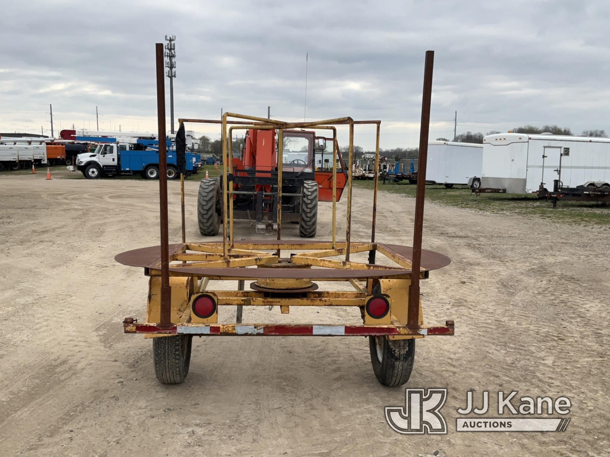 (Charlotte, MI) 1985 Custombuilt Coil Pipe Trailer No Title