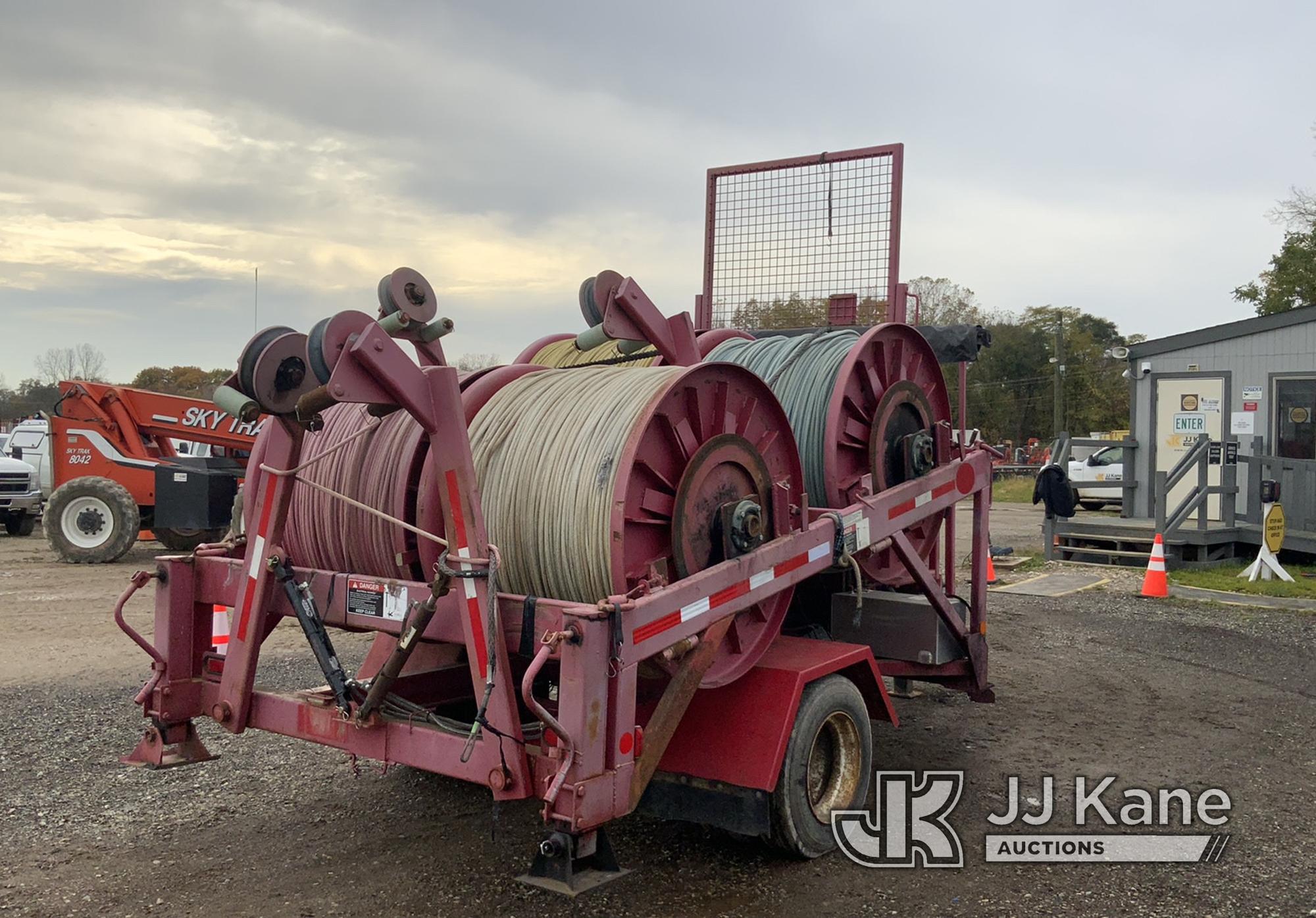 (Charlotte, MI) 1994 Hydra Tension 4 Drum Puller/Tensioner Runs, Operates, Jump to Start, Bad Thrott