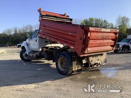 (Houston, PA) 2013 Ford F750 Dump Truck Runs, Moves & Operates, Check Engine Light On, Rust Damage