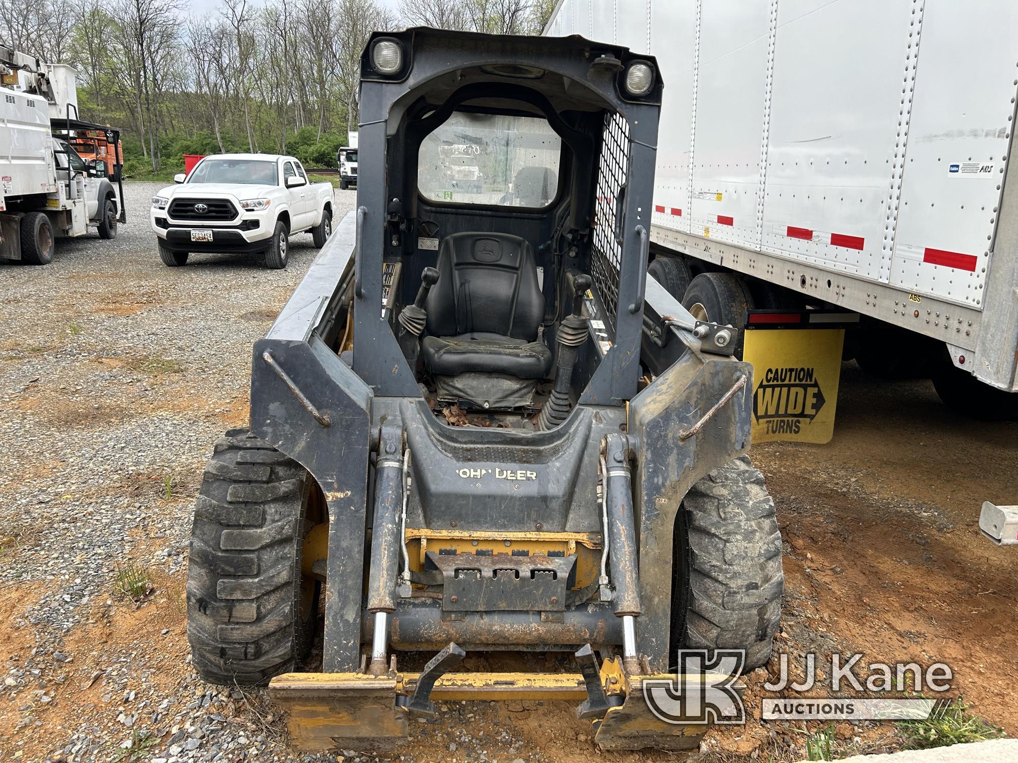 (Hagerstown, MD) 2012 John Deere 320D Skid Steer Loader Not Running, Condition Unknown, Engine Damag