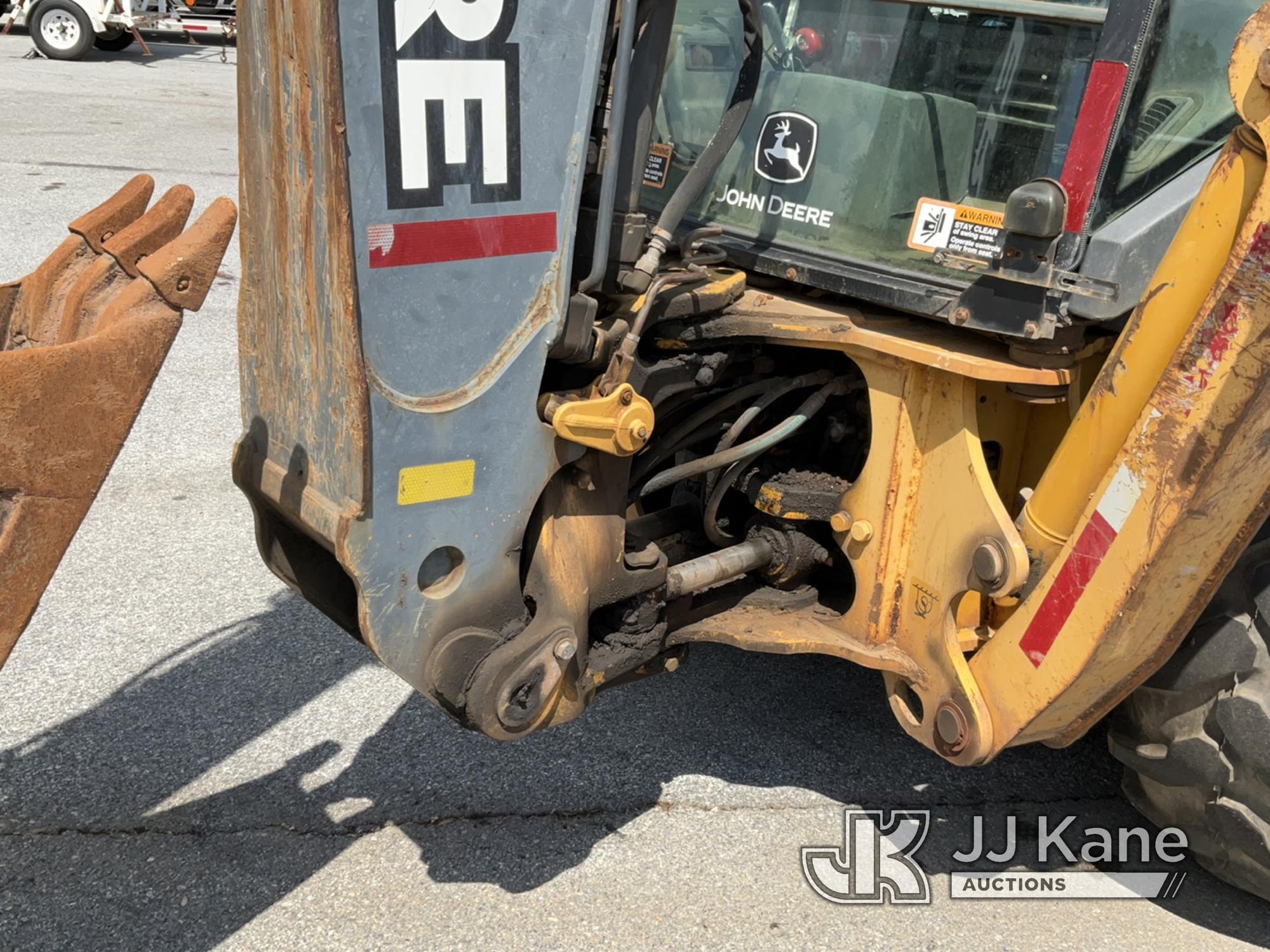 (Chester Springs, PA) 2008 John Deere 310SJ 4x4 Tractor Loader Backhoe No Title) (Runs & Moves, Hyd