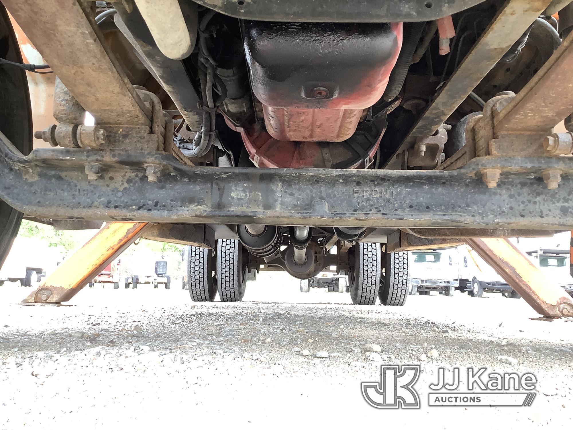 (Smock, PA) Altec LRV55, Over-Center Bucket Truck mounted behind cab on 2010 Ford F750 Chipper Dump