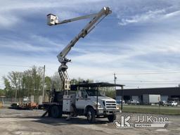 (Rome, NY) Altec LR760E70, Over-Center Elevator Bucket Truck mounted behind cab on 2013 Ford F750 Ch