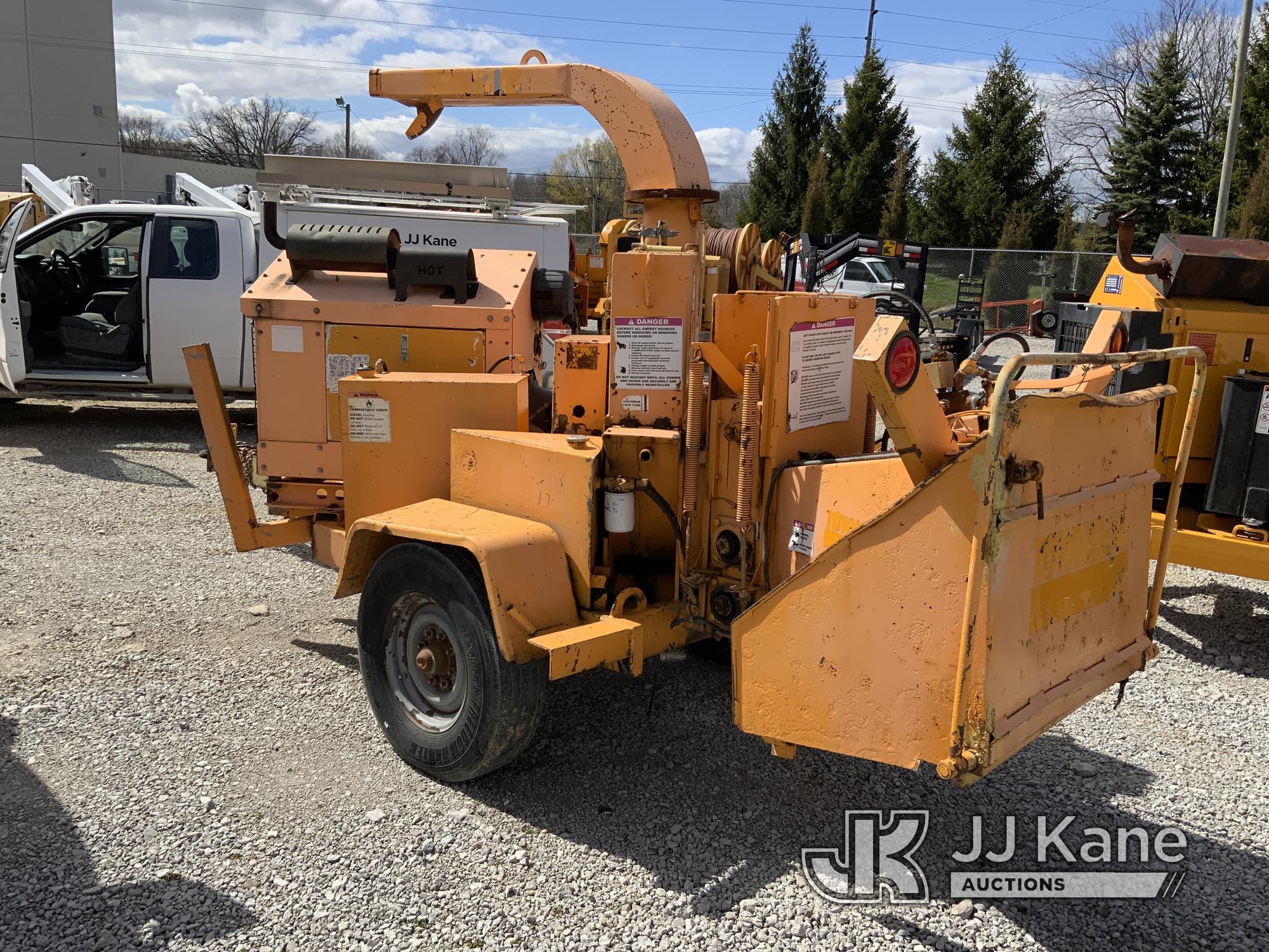 (Fort Wayne, IN) 1995 Bandit 200+ Chipper (13in Disc), trailer mtd. NO TITLE) (Not Running, Conditio