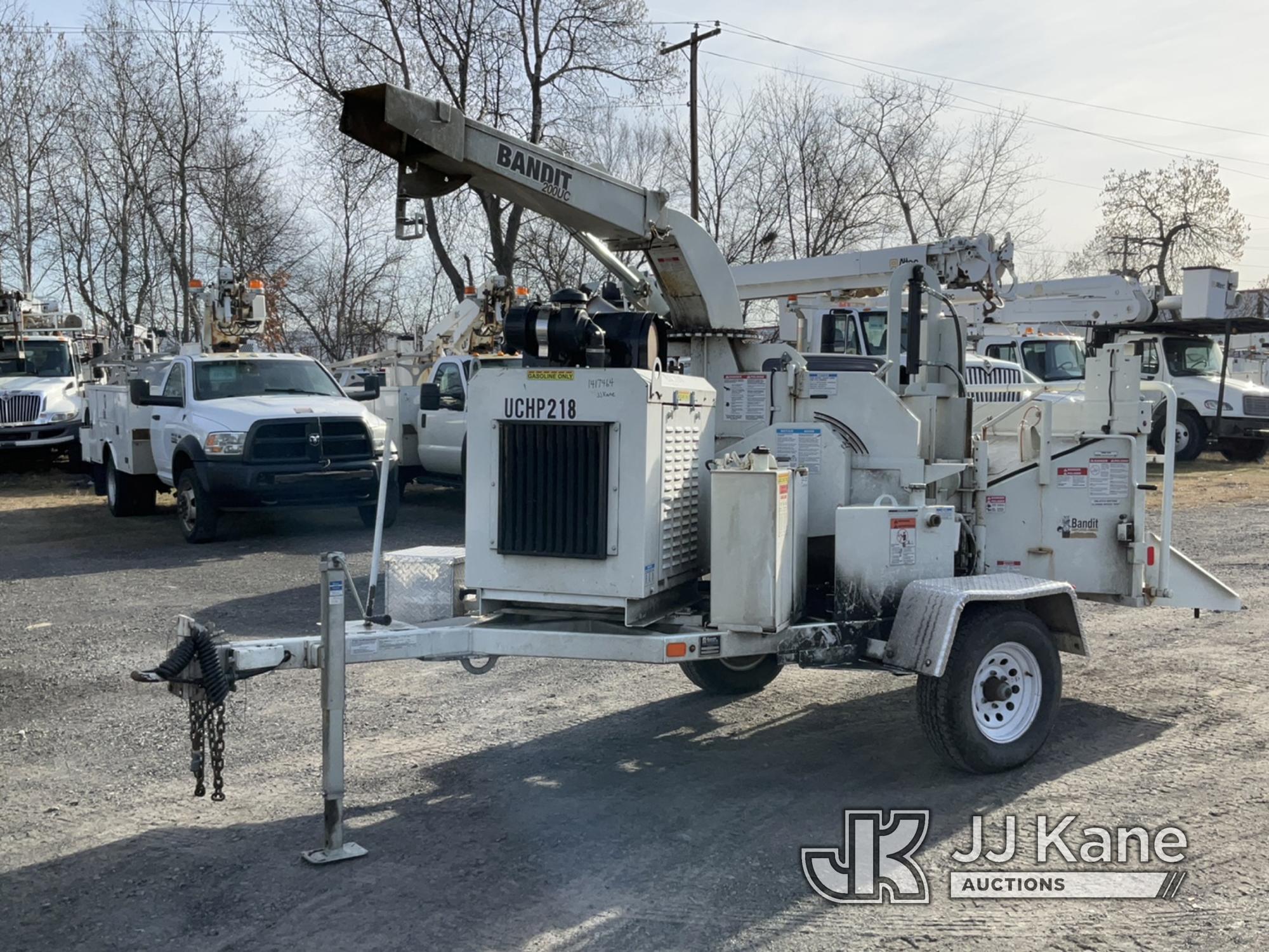 (Plains, PA) 2022 Bandit Industries Brush Bandit 200UC Portable Chipper (12 in Disc), Trailer Mounte