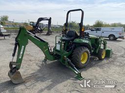 (Plymouth Meeting, PA) 2020 John Deere 2032 4x4 Mini Tractor Loader Backhoe Runs, Moves & Operates,