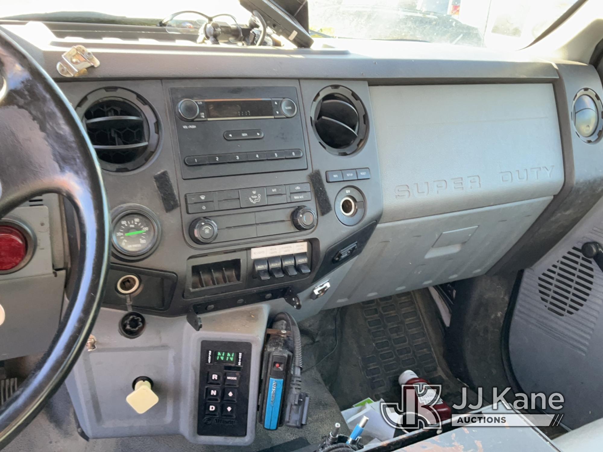 (Chester Springs, PA) Altec L42A, Over-Center Bucket Truck center mounted on 2011 Ford F750 Extended