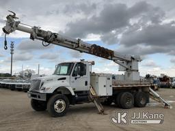 (Charlotte, MI) Altec D3060-TR, Digger Derrick rear mounted on 2004 International 7400 6x6 T/A Utili