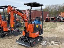 (Charlotte, MI) 2024 AGT LH12R Mini Hydraulic Excavator New/Unused, Hour meter issue - hour meter ru