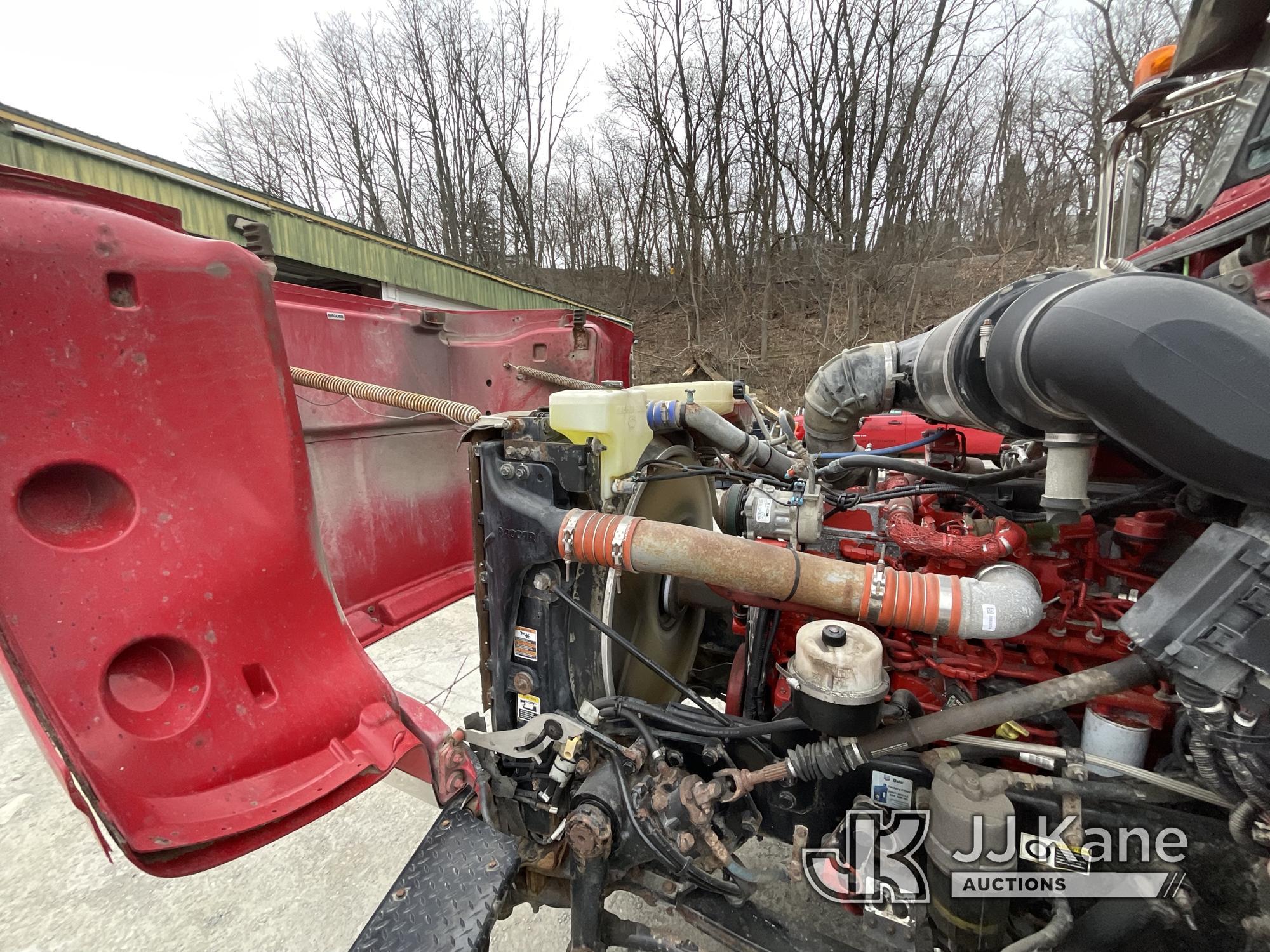 (Rensselaer, NY) Altec D3060A-TR, Digger Derrick rear mounted on 2011 Peterbilt 365 6x4 Flatbed/Util