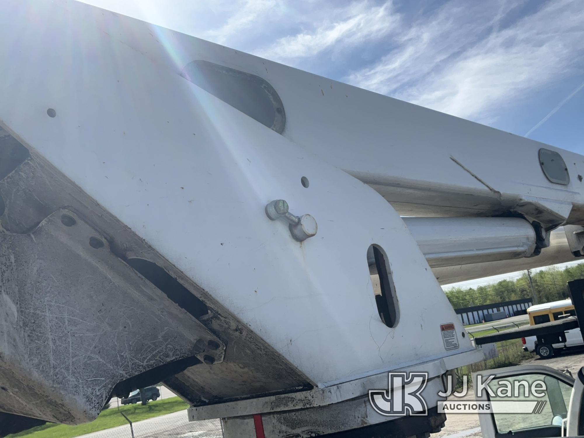 (Rome, NY) Altec LR760E70, Over-Center Elevator Bucket Truck mounted behind cab on 2013 Ford F750 Ch