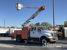 (Chester Springs, PA) Altec L42A, Over-Center Bucket Truck center mounted on 2011 Ford F750 Extended