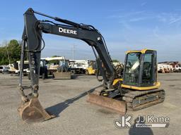 (Plymouth Meeting, PA) 2016 John Deere 85G Hydraulic Excavator Runs Moves & Operates