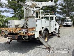 (Frederick, MD) Altec AN55E, Material Handling Bucket rear mounted on 2015 FREIGHTLINER M2-106 Servi