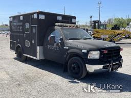 (Plymouth Meeting, PA) 2005 Ford F350 Emergency Response Truck Runs & Moves, Check Engine Light, Bod