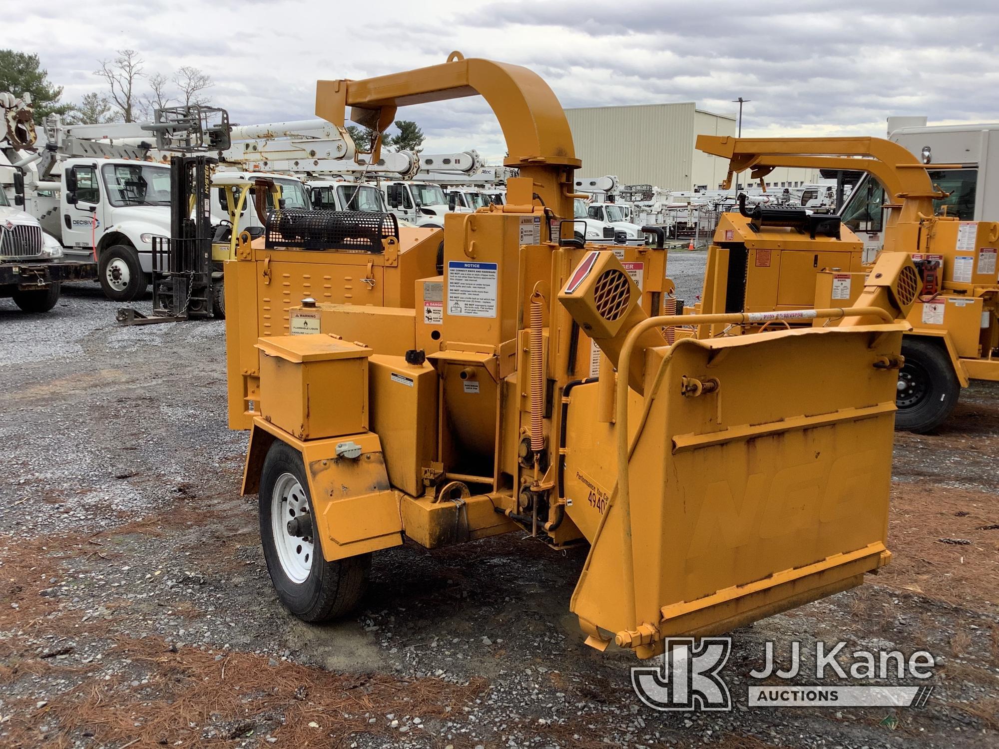 (Frederick, MD) 1994 Bandit 200 Portable Chipper (12in Disc) Runs, Operational Condition Unknown, Ru