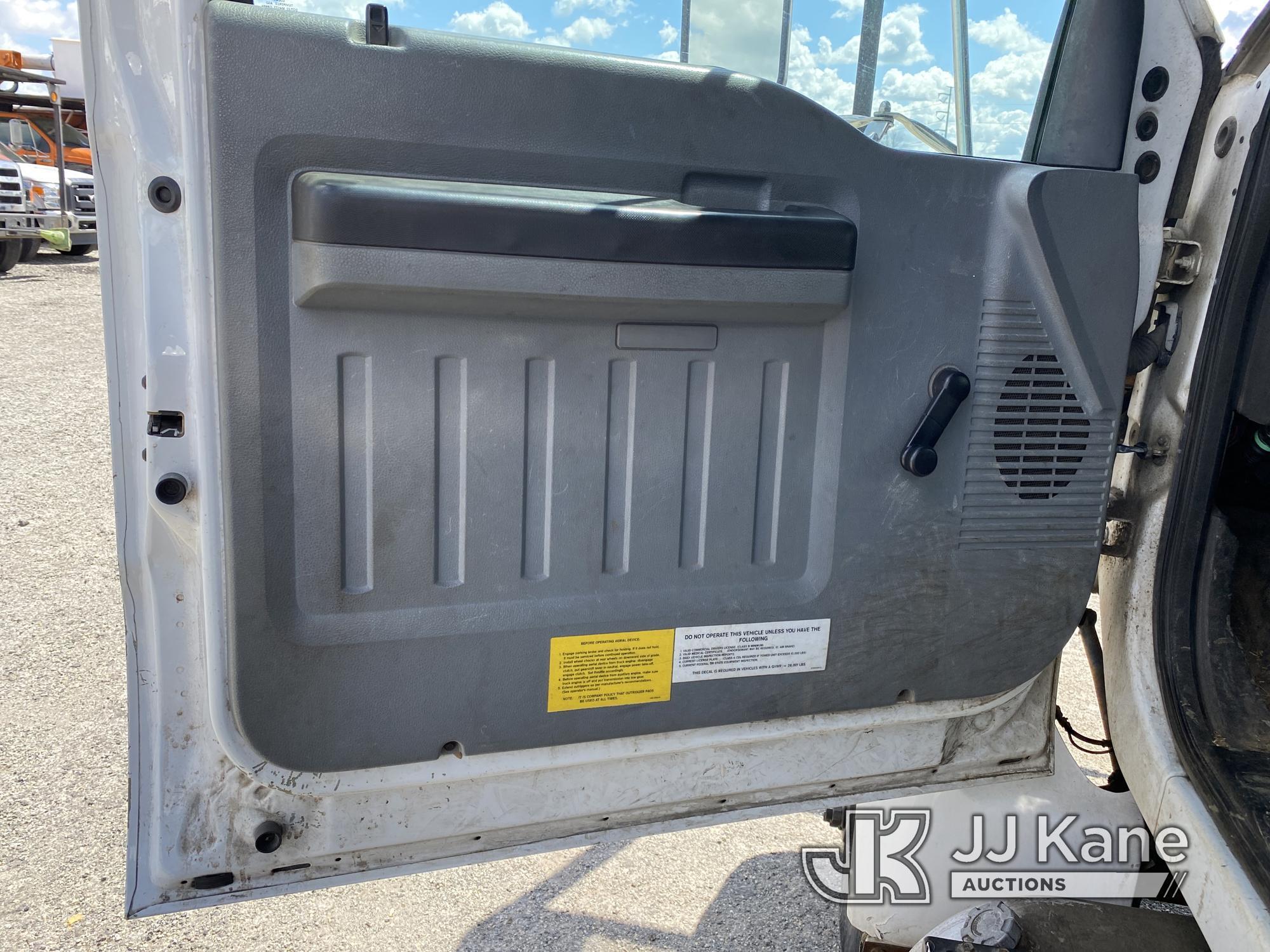 (Plymouth Meeting, PA) Altec LR756, Over-Center Bucket Truck mounted behind cab on 2013 Ford F750 Ch