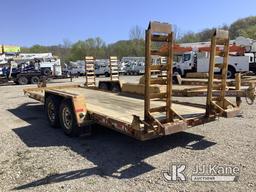 (Smock, PA) 2019 Monroe Towmaster T-12D T/A Tagalong Equipment Trailer Worn Deck, Rust Damage