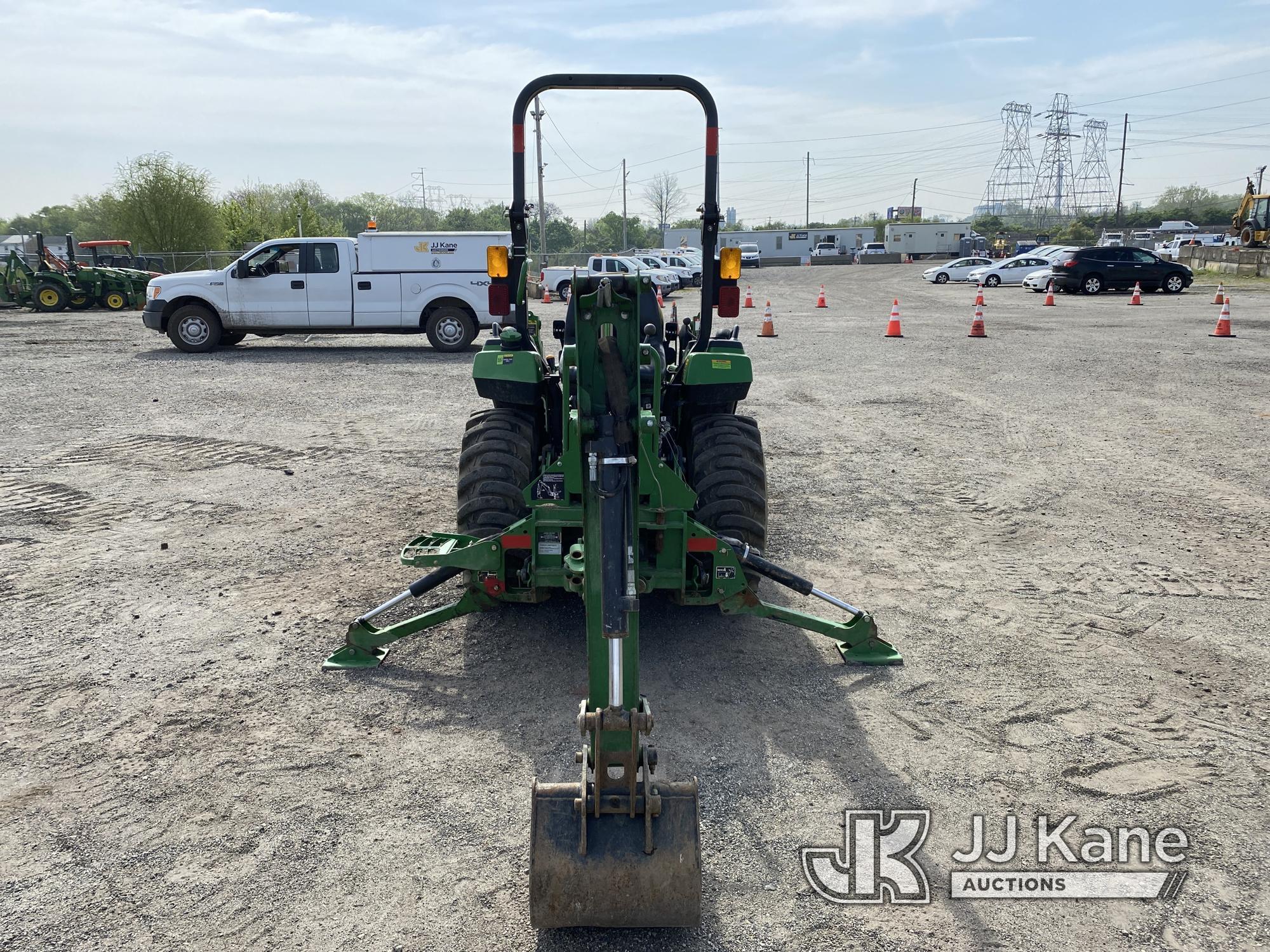 (Plymouth Meeting, PA) 2020 John Deere 2032 4x4 Mini Tractor Loader Backhoe Runs, Moves & Operates,