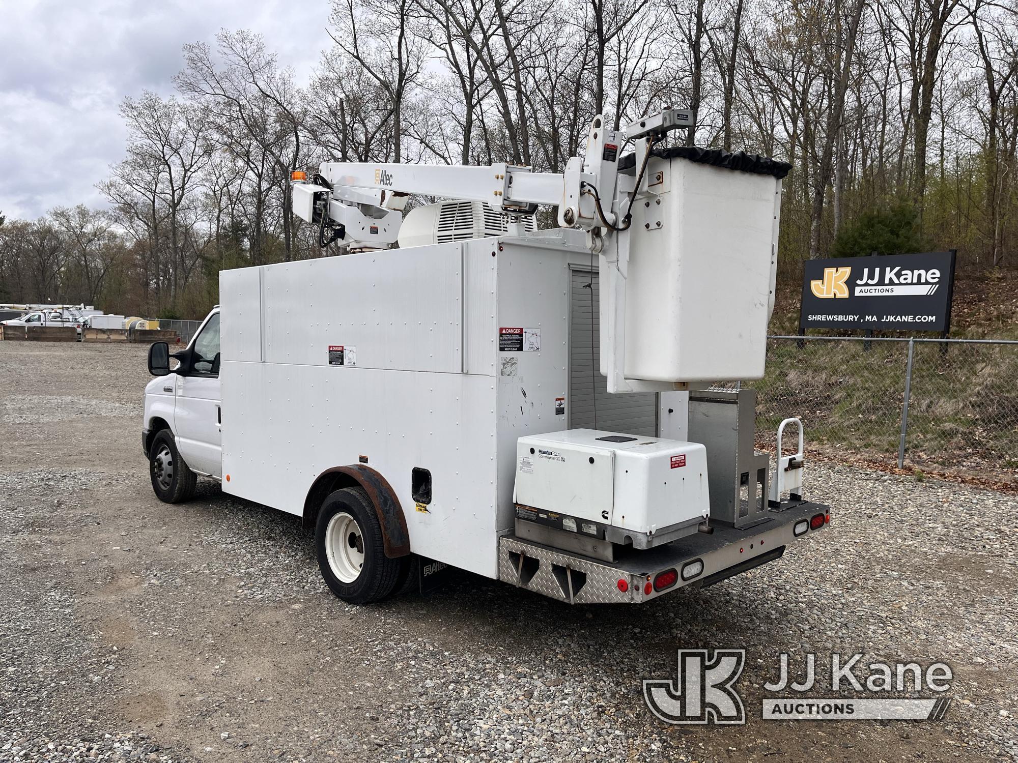 (Shrewsbury, MA) Altec AT200A, Telescopic Non-Insulated Bucket Van mounted behind cab on 2018 Ford E