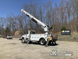 (Shrewsbury, MA) Altec DM47B-TR, Digger Derrick rear mounted on 2019 International Durastar 4300 Fla